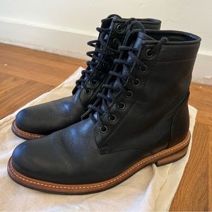 Black Leather All-Weather Amalia Boot Nisolo